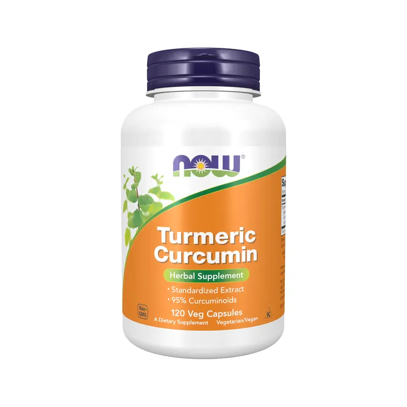 NOW Foods Turmeric Curcumin 120 Kapselit