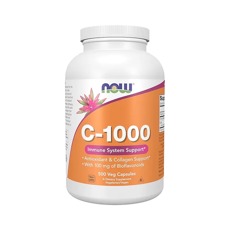 NOW Foods Vitamin C-1000 with 100mg Bioflavonoids 500 Kapselit