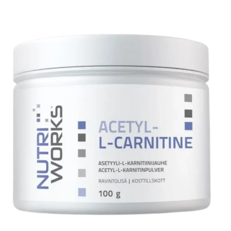 Nutri Works Acetyl-L-Carnitine  - Asetyyli-L-karnitiinijauhe 100 g