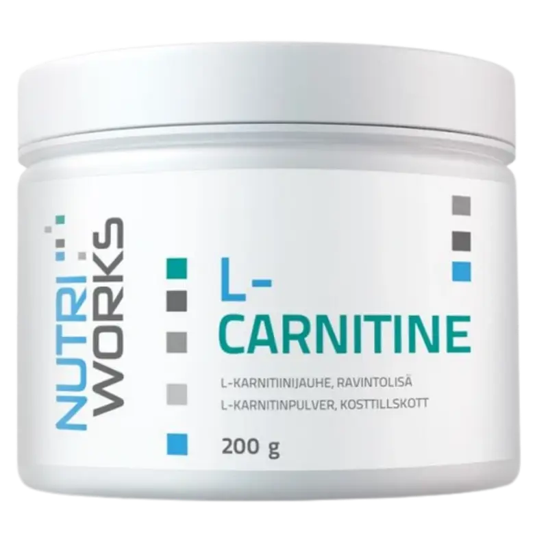 Nutri Works L-Carnitine - L-karnitiinijauhe 200 g