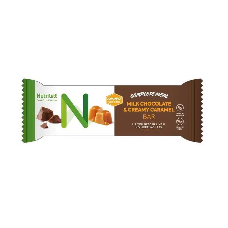 Nutrilett Ateriankorvikepatukka Milk Chocolate & Creamy Caramel 15-pack