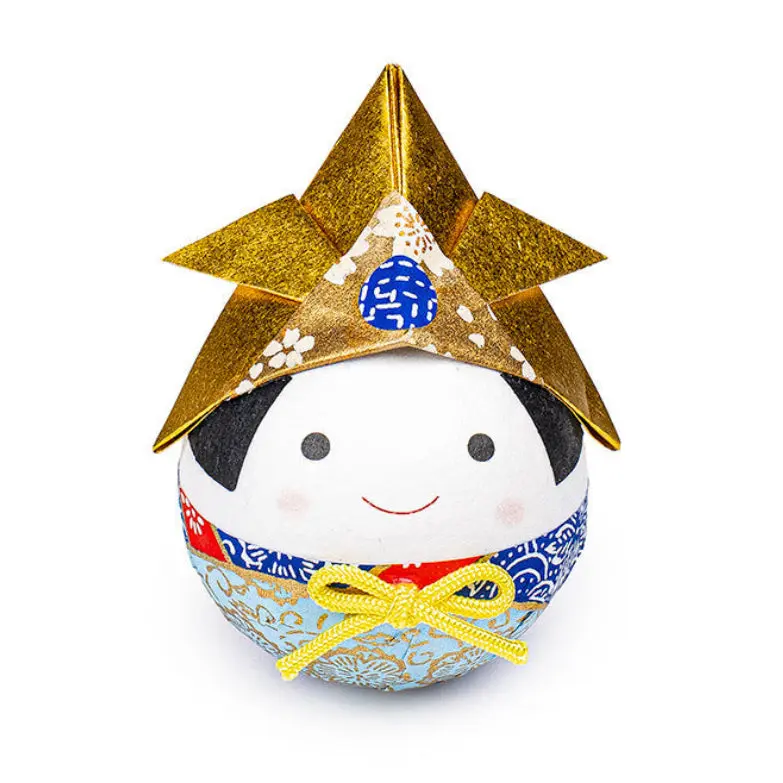 Okiagari Washi Paperihahmo - Kabuto