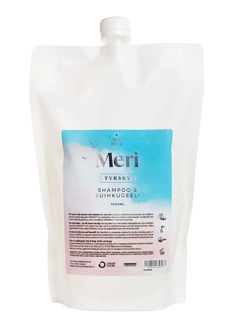 Ole Hyvä Meri Tyrsky Shampoo & Suihkugeeli