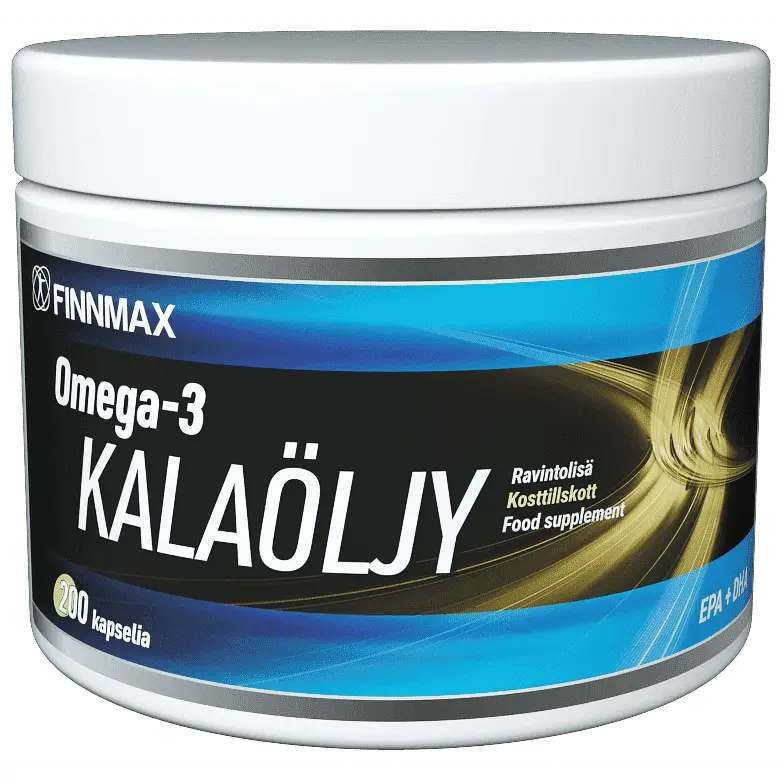 Omega-3 Kalaöljy 200 kaps, Finnmax