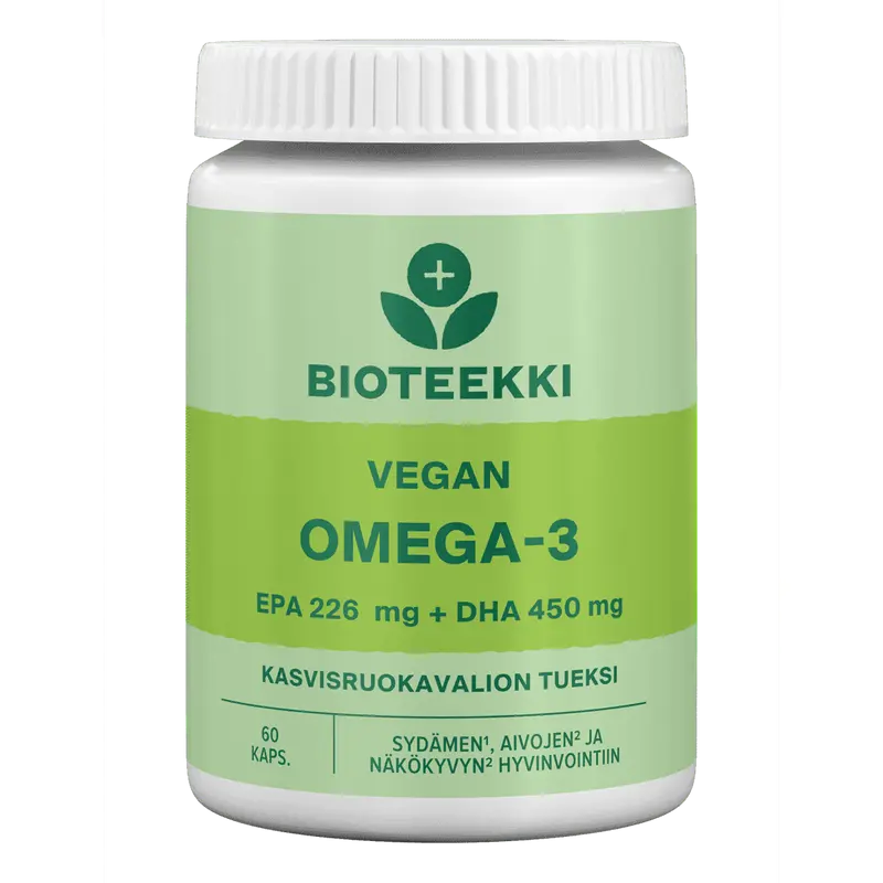 Omega-3 Vegan 60 kaps, Bioteekki