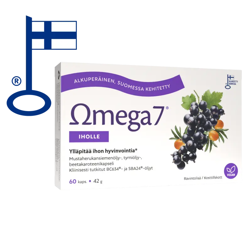 Omega7 BC634® + SBA24® Iholle, 60 kaps