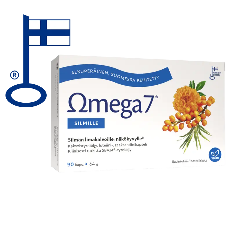 Omega7 SBA24® + Luteiini Silmille, 90 kaps