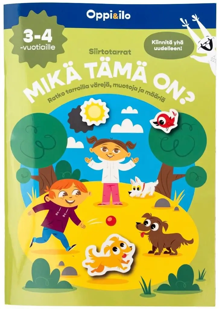 Oppi&ilo -Siirtotarrat Mikä tämä on? 3-4 v