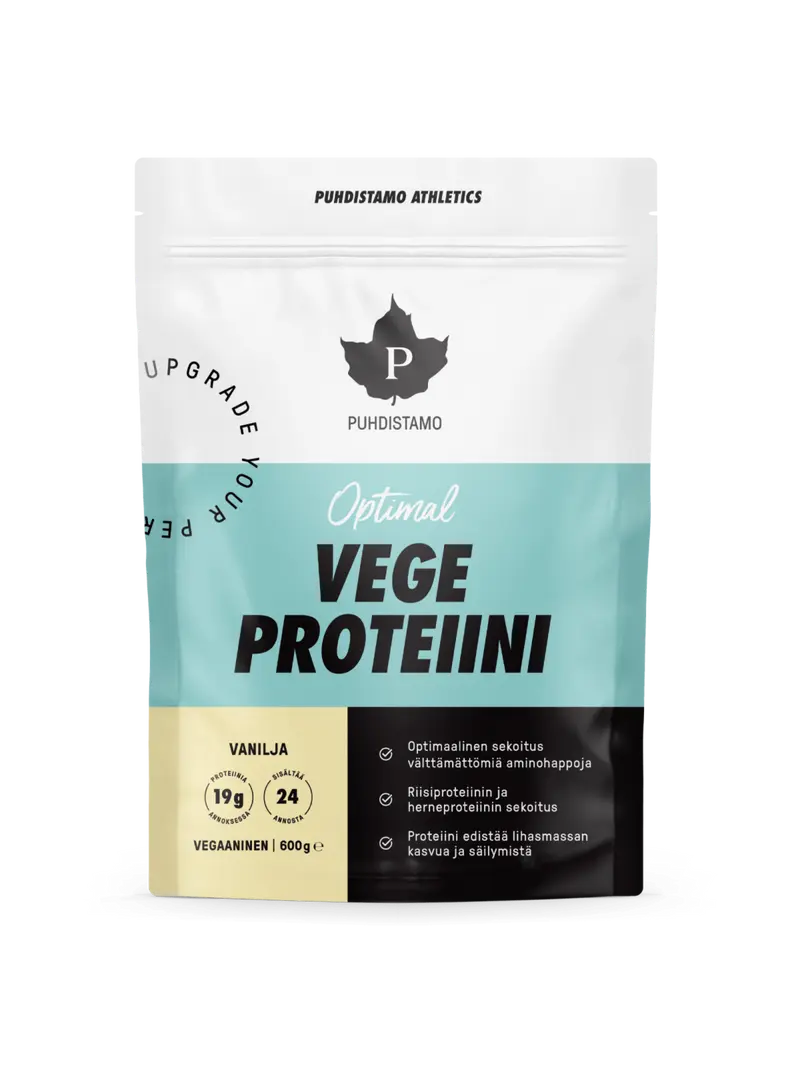 Optimal VEGE Proteiini - Vanilja 600 g