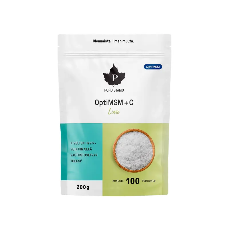 OptiMSM+C Lime 200g Puhdistamo