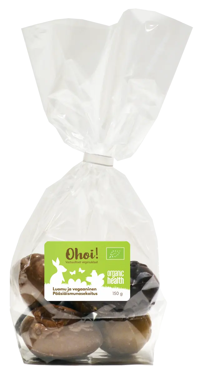 Organic chocolate Easter Eggs, Vegan, 150 g