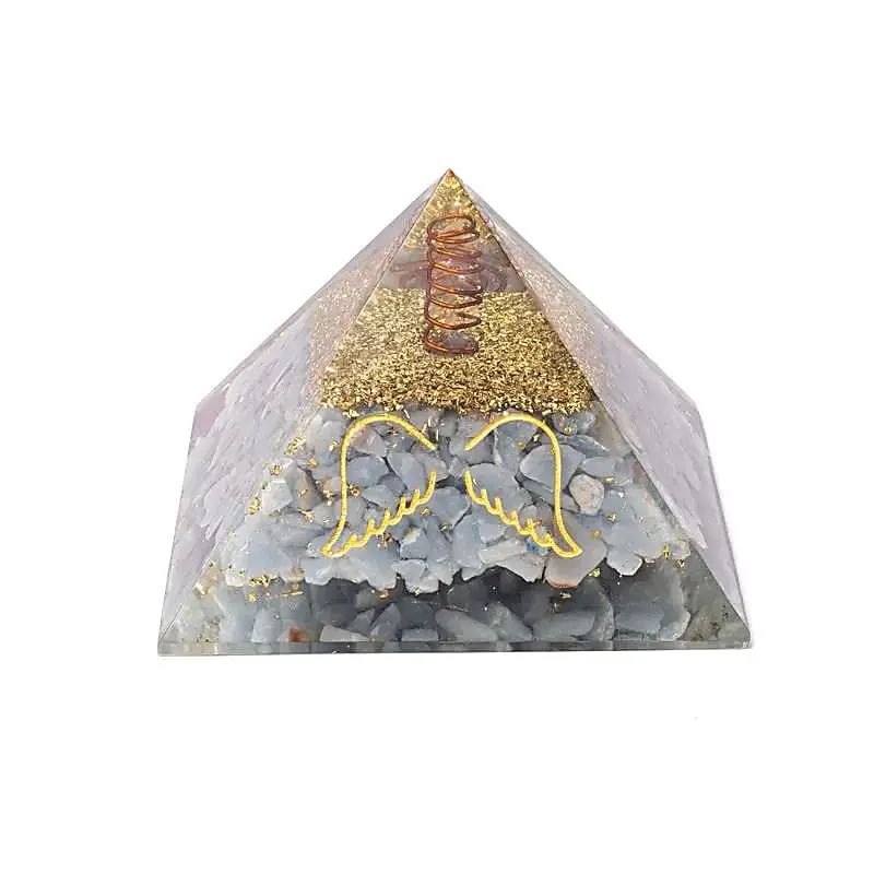 Orgoniittipyramidi Angeliitti & Enkelin siivet