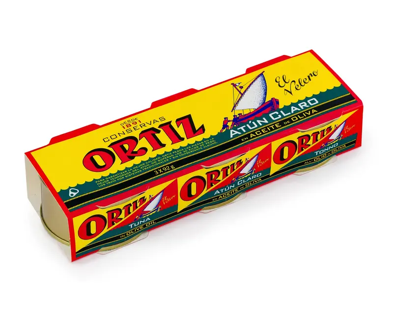 Ortiz  tonnikalaa fileinä oliiviöljyssä 3 x 92g