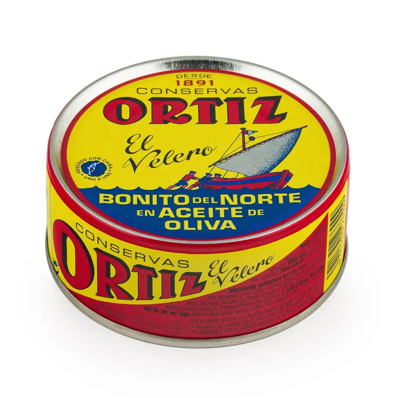 Ortiz valkoista tonnikalaa fileinä oliiviöljyssä 158g