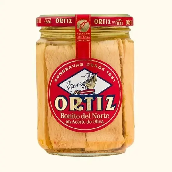 Ortiz valkoista tonnikalaa fileinä oliiviöljyssä 400g