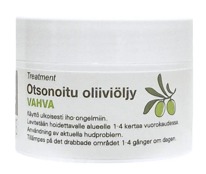 Otsonoitu oliiviöljy, vahva, 50 ml