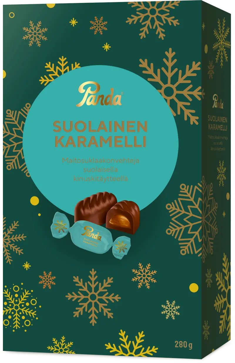 Panda suolainen karamelli maitosuklaakonvehti 280g