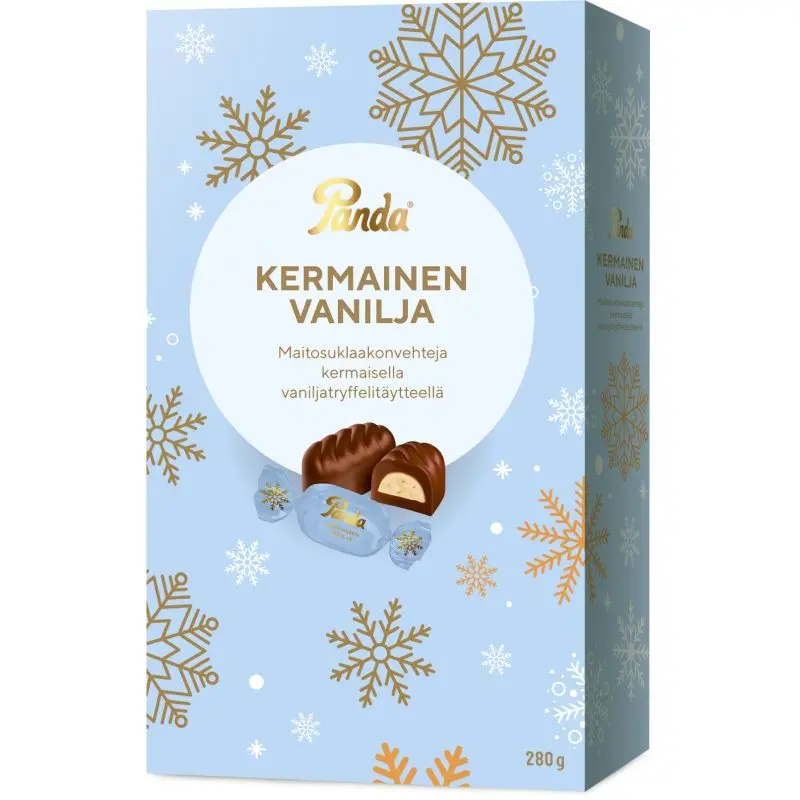 Panda Vanilja Maitosuklaakonvehti 280g