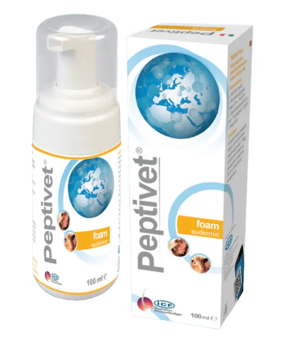 Peptivet Foam - Vaahtoliuos koirille ja kissoille 100 ml