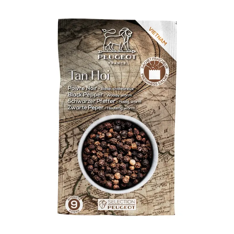 Peugeot Tan Hoi mustapippuri 80 g Vietnam (4 x 20 g)