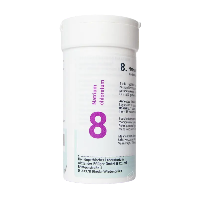 Pflüger Nro 8 Natrium Chloratum - Solusuola 400 tabl.