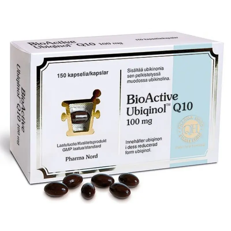Pharma Nord BioActive Q10 Ubikinoli 100 mg 150 kaps