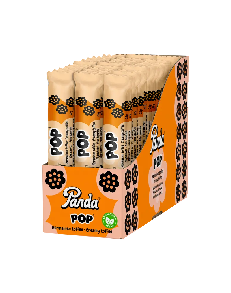 POP Kermatoffee täytelakritsipatukoita laatikko 36 x 22g