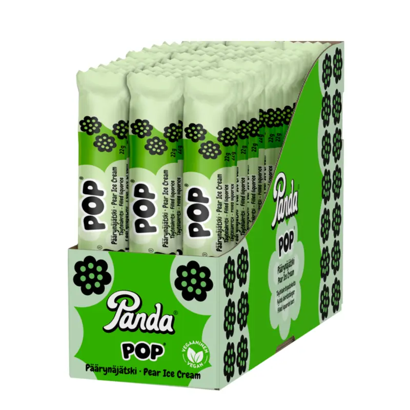 POP Päärynäjätski Täytelakritsipatukoita laatikko 36 x 22 g