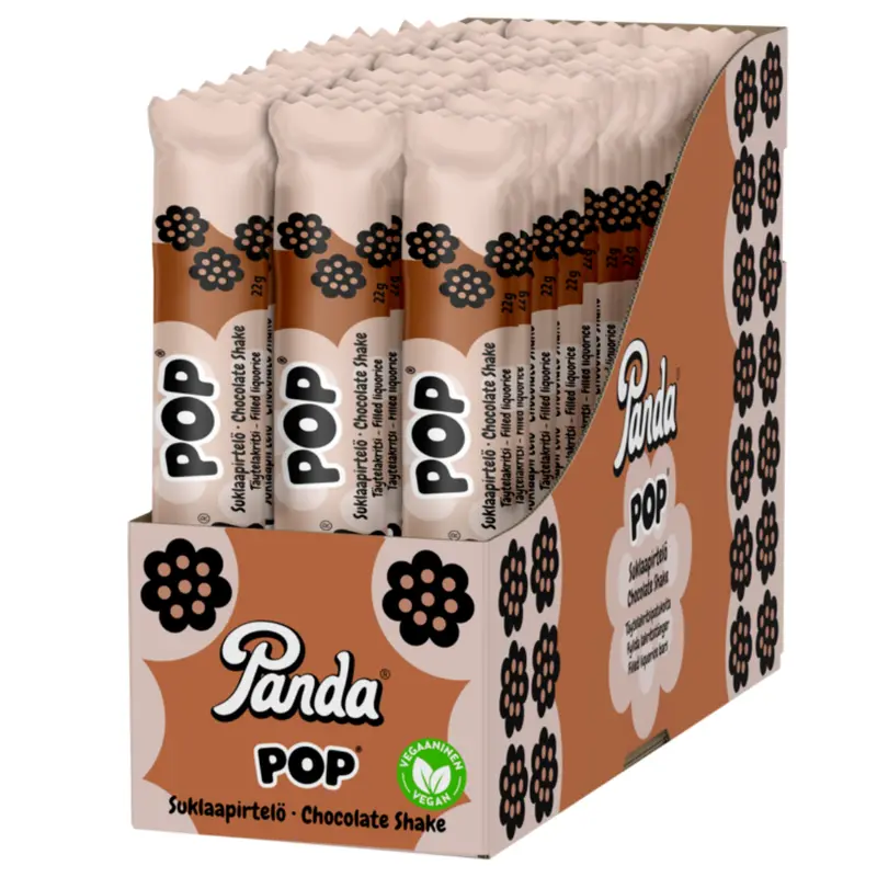 POP suklaapirtelö täytelakritsipatukka 36x22g