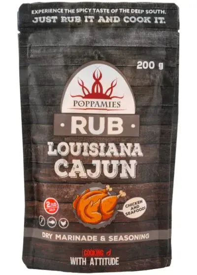 Poppamies Rub Louisiana Cajun mausteseos 200g