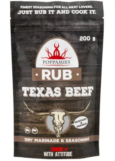 Poppamies Rub Texas Beef mausteseos 200g