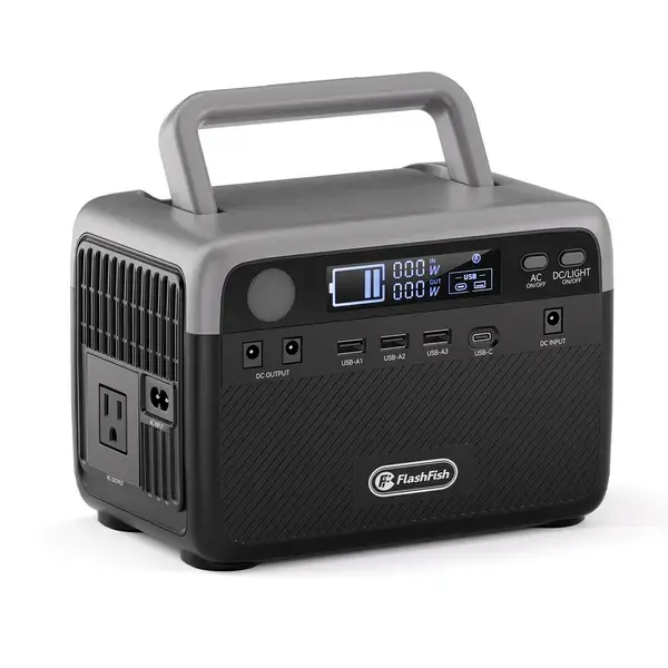 Portabel kraftstation 230 Wh med AC-uttag