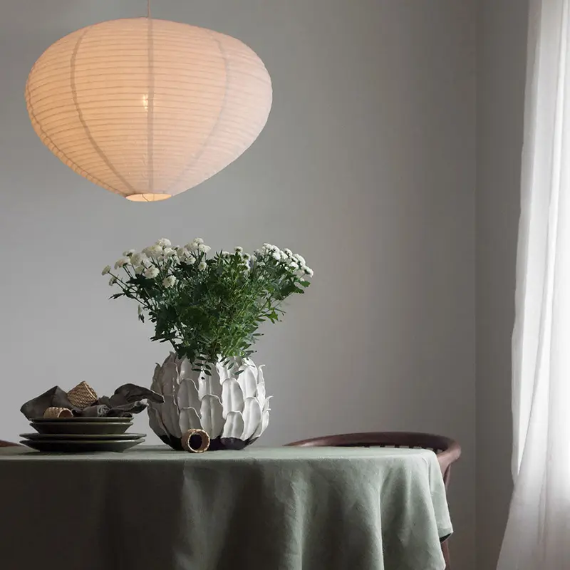 PR Home Verona varjostin puuvillaa ø55cm, valkoinen