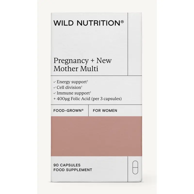 Pregnancy + NEW Mother Support Multi raskaus 90 kaps, Wild Nutrition