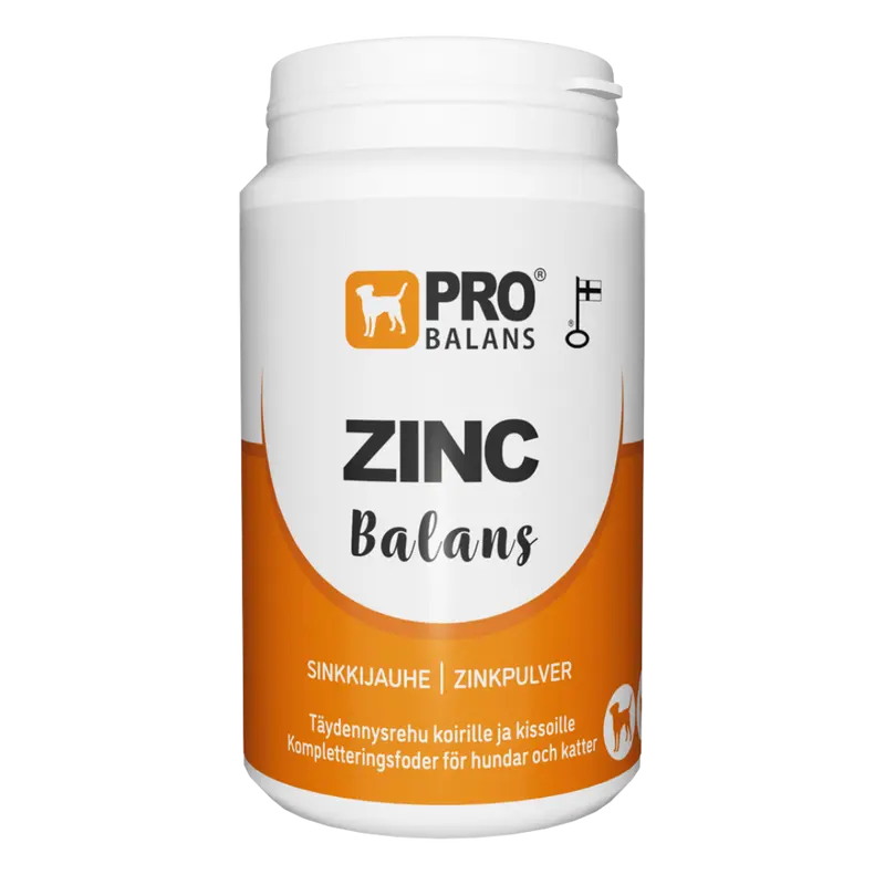 Probalans Zincbalans - Sinkkijauhe koirille ja kissoille 120 g
