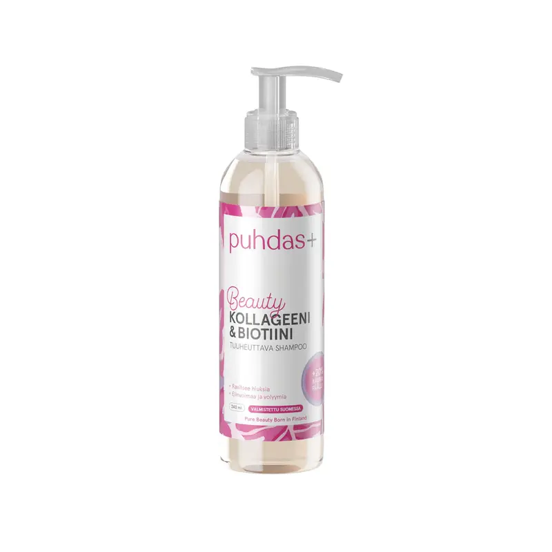 Puhdas+ Beauty Kollageeni & Biotiini Shampoo
