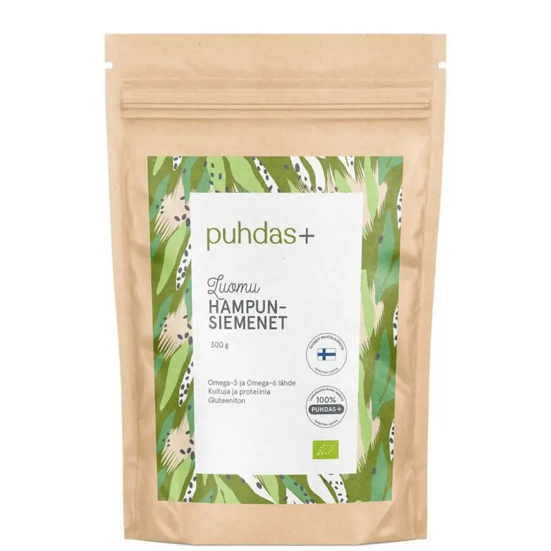 puhdas+ Hampunsiemenet (L) 300g