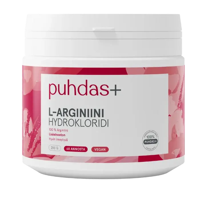 Puhdas+ L-Arginiini, 200 g