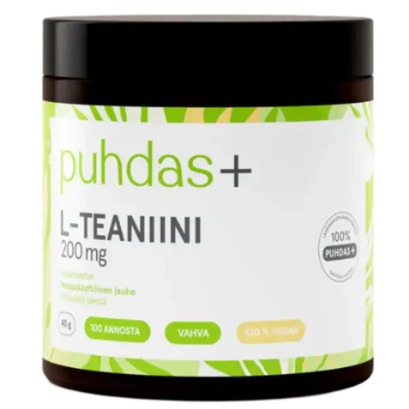 Puhdas+ L-Teaniini 200 mg