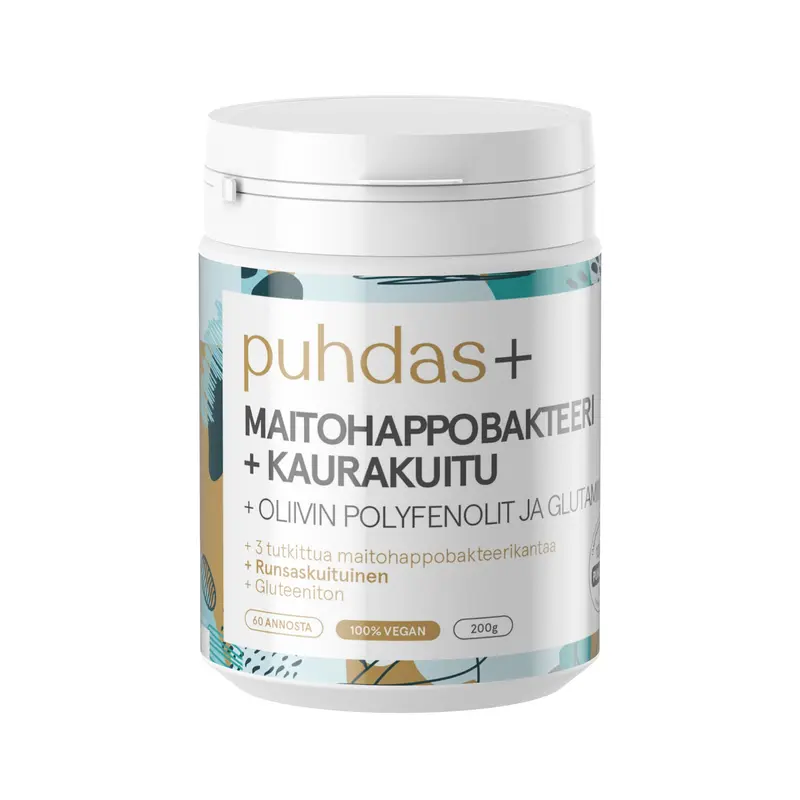puhdas+ Maitohappobakteeri+kaurakuitu