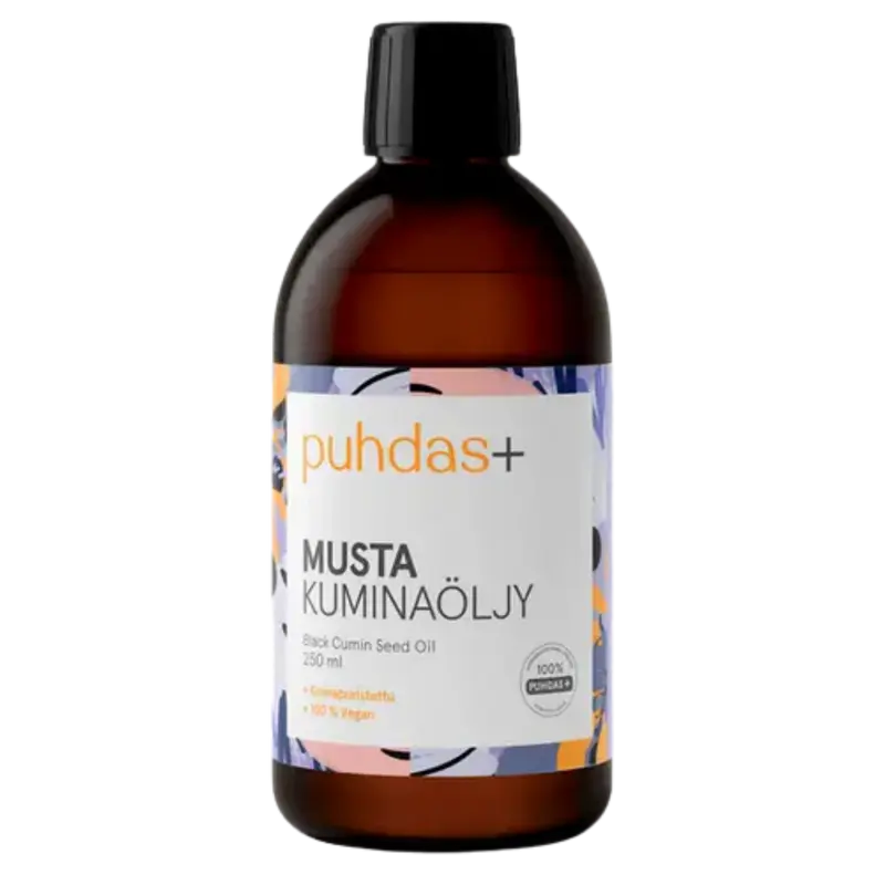 Puhdas+ Musta Kuminaöljy 250 ml