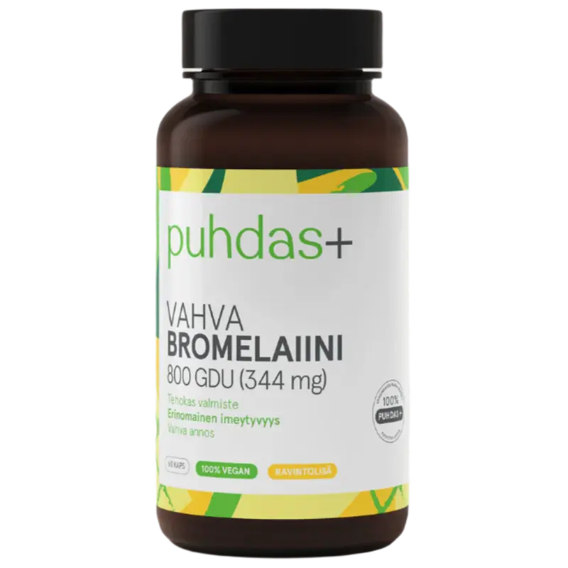 Puhdas+ Vahva Bromelaiiini