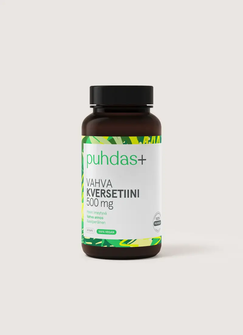 puhdas+ Vahva Kversetiini 500mg 60kps.