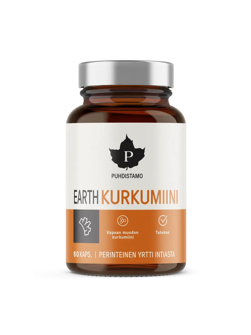 Puhdistamo Earth Kurkumiini - 60 kaps