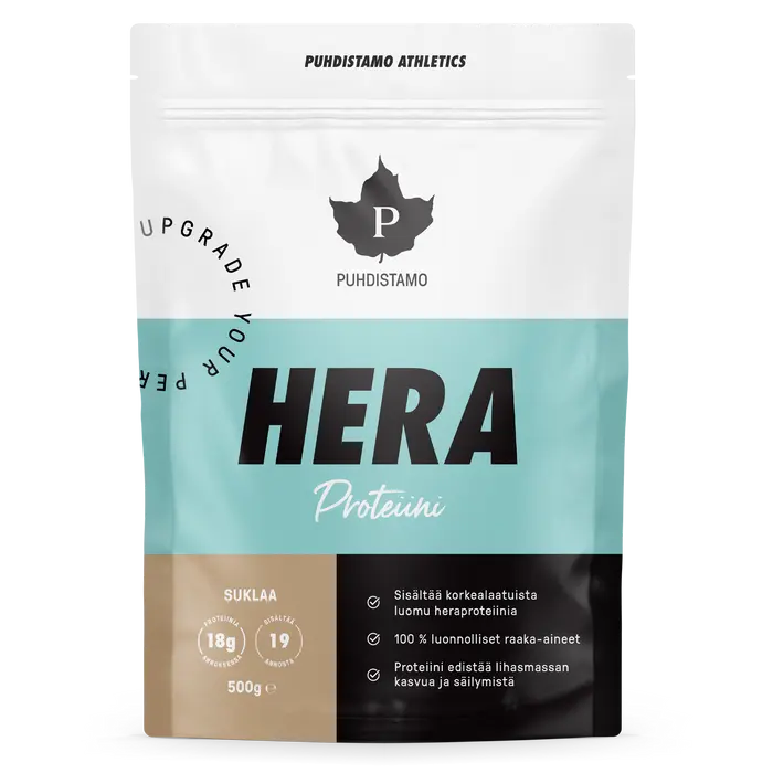Puhdistamo — Heraproteiini, suklaa, 500 g