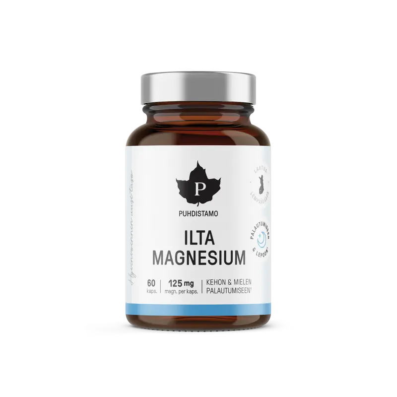 Puhdistamo Ilta magnesium 60 kapselia