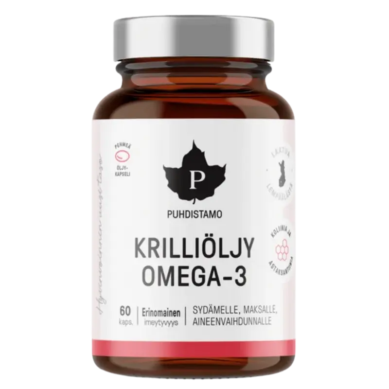 Puhdistamo Krilliöljy Omega-3 60 kaps.