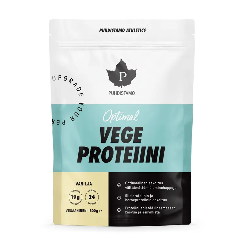Puhdistamo Optimal Luomu Vege Proteiini Vanilja
