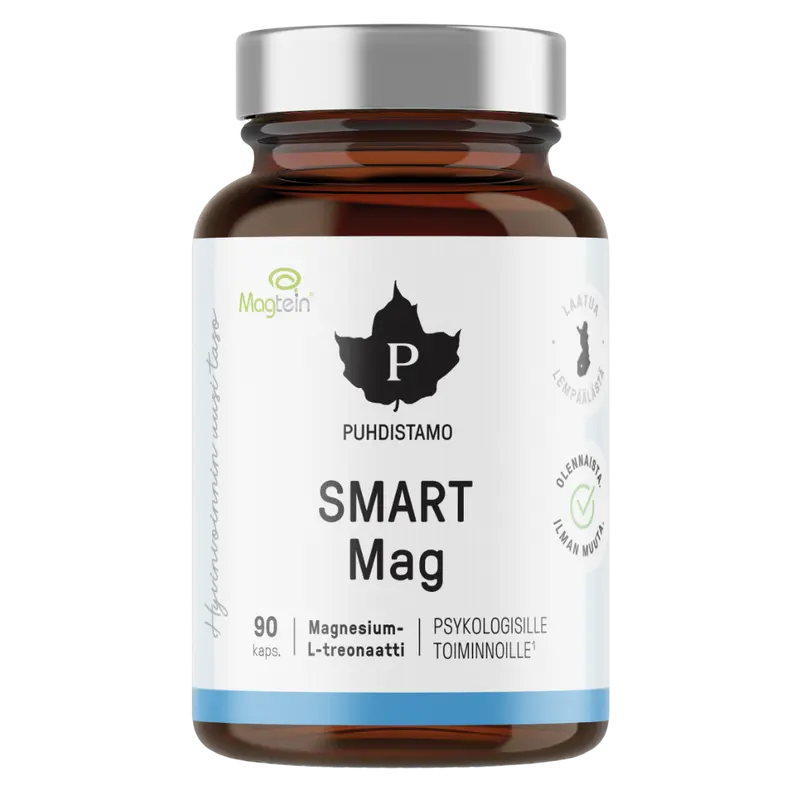 Puhdistamo Smart Mag - Magnesium L-treonaatti 90 kaps.