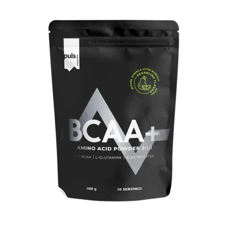 Puls Nutrition BCAA 500 g - Aminohappojauhe Päärynä & Lime